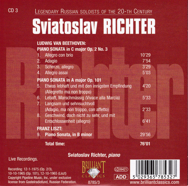 Various : Russian Legends 50CD Box (Legendary Russian Soloists Of The 20-th Century) (50xCD)