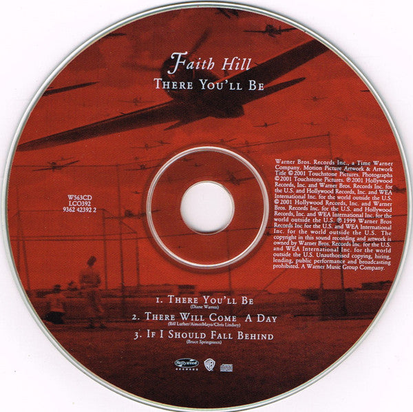 Faith Hill : There You'll Be (CD, Single)