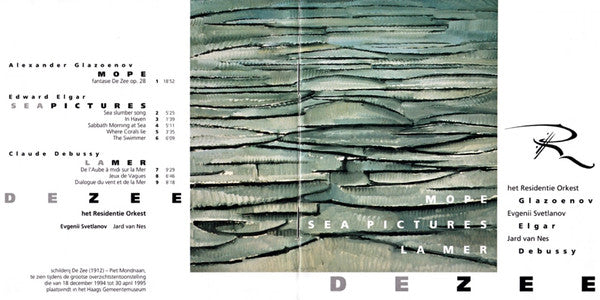 Residentie Orkest : De Zee (CD, Album)