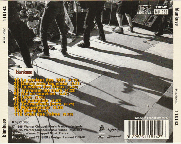 Blankass : Blankass (CD, Album)