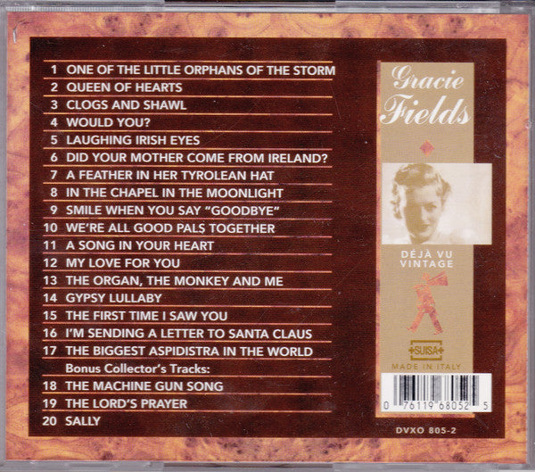 Gracie Fields : Deja Vu Vintage (CD, Comp)