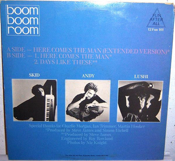 Boom Boom Room : Here Comes The Man (12", Single)