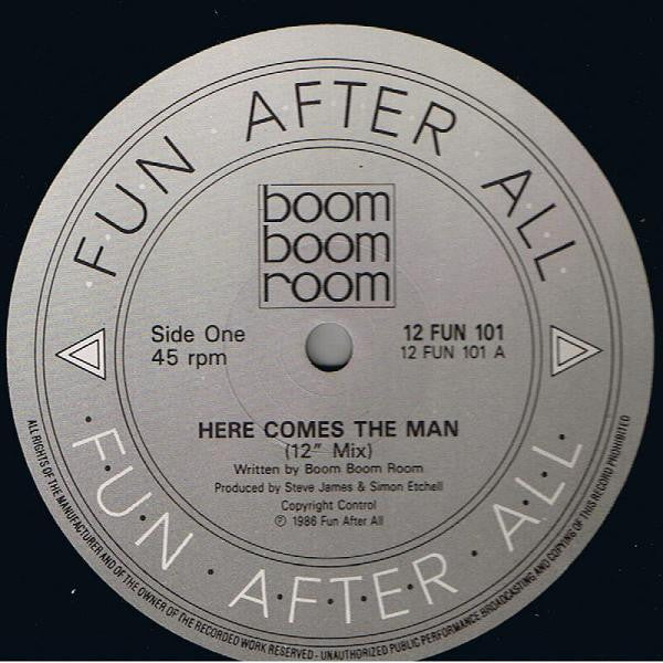 Boom Boom Room : Here Comes The Man (12", Single)
