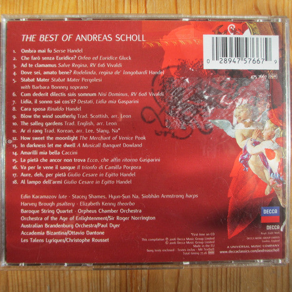 Andreas Scholl : The Best Of Andreas Scholl (CD, Comp)