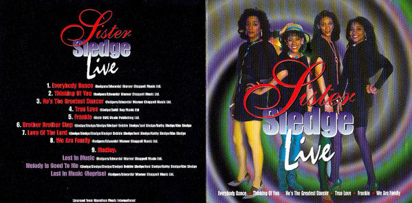 Sister Sledge : Live (CD, Album)