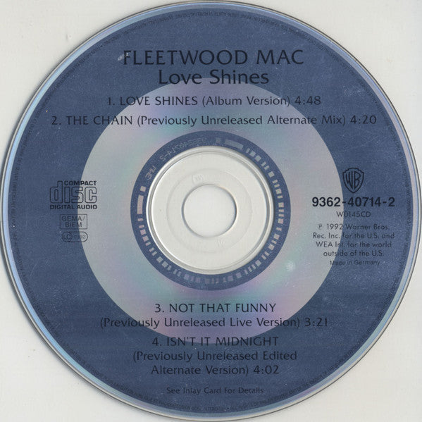 Fleetwood Mac : Love Shines (CD, Single)