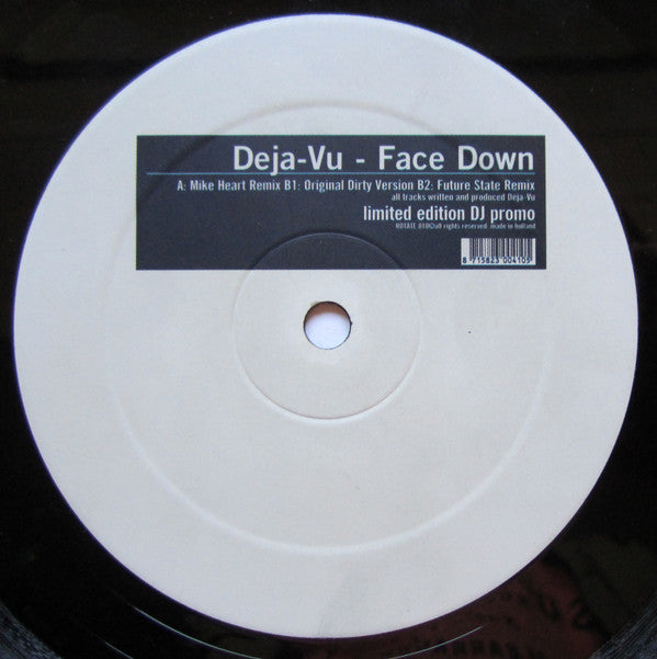 Deja-Vu : Face Down (12", Ltd, Promo)