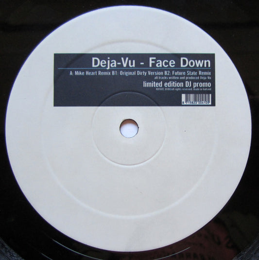 Deja-Vu : Face Down (12", Ltd, Promo)