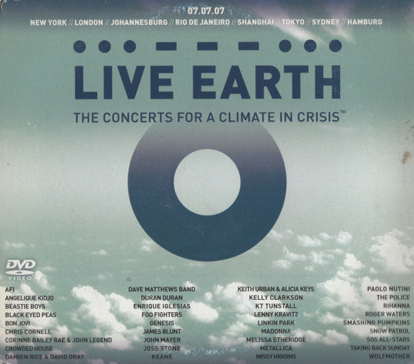Various : Live Earth: The Concerts For A Climate In Crisis (CD, Album + 2xDVD-V, NTSC)