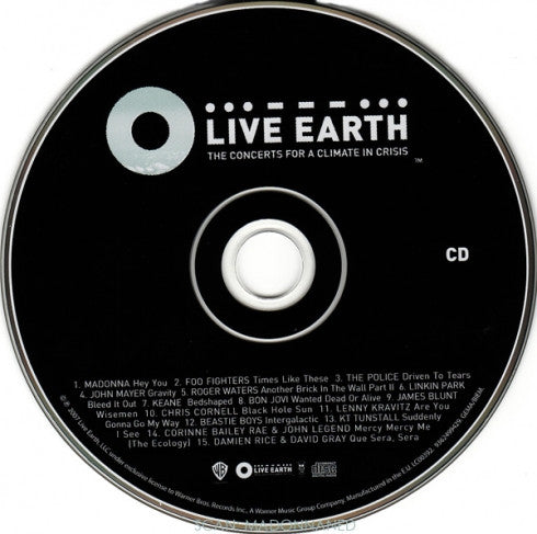 Various : Live Earth: The Concerts For A Climate In Crisis (CD, Album + 2xDVD-V, NTSC)
