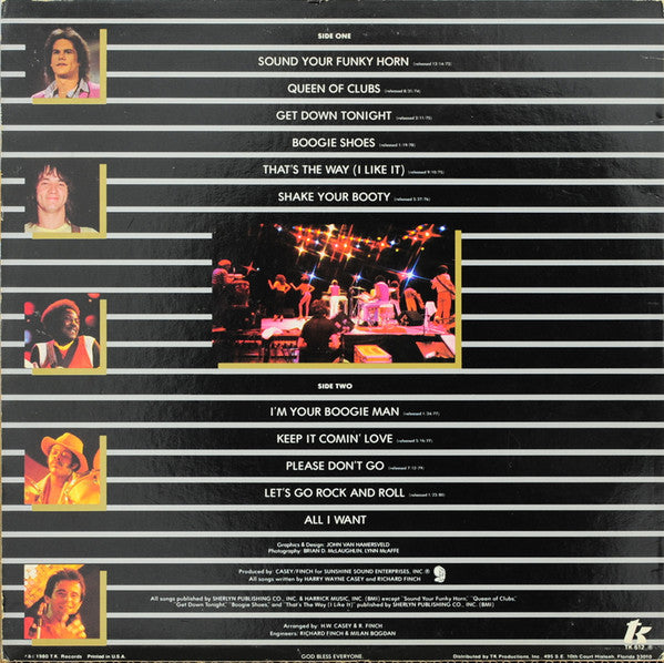 KC & The Sunshine Band : Greatest Hits (LP, Comp)