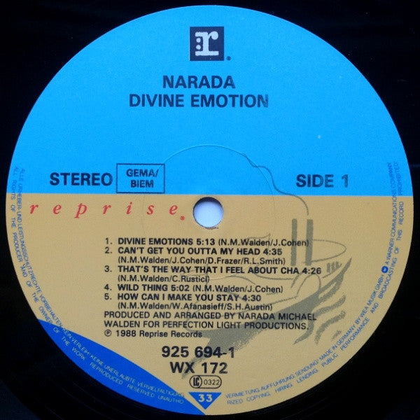 Narada Michael Walden : Divine Emotion (LP, Album)