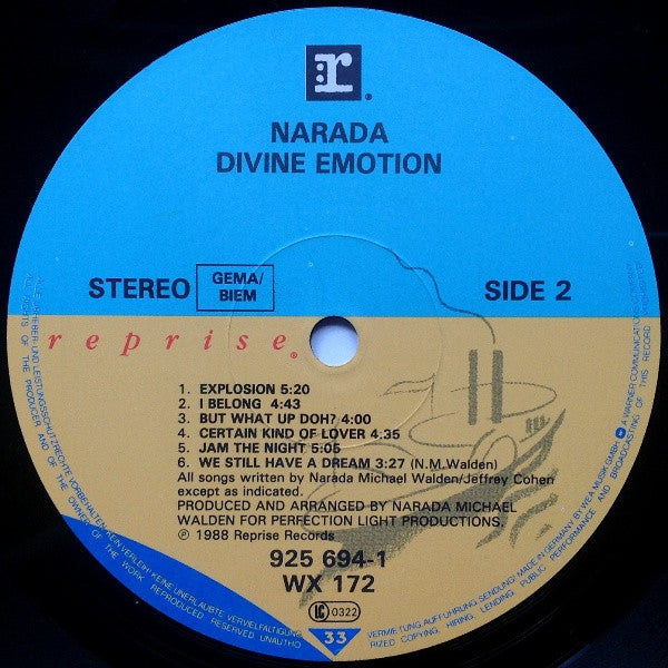 Narada Michael Walden : Divine Emotion (LP, Album)