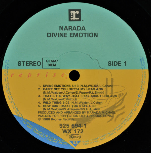 Narada Michael Walden : Divine Emotion (LP, Album)