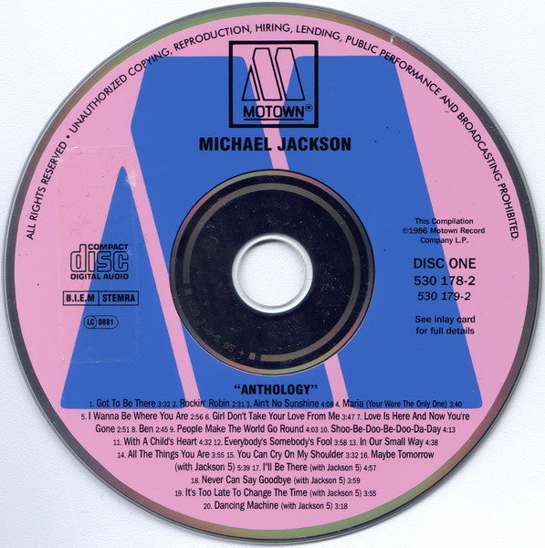Michael Jackson : Anthology (2xCD, Comp, RE)