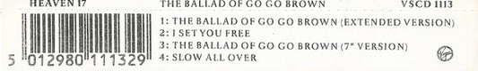 Heaven 17 : The Ballad Of Go Go Brown (CD, Single)