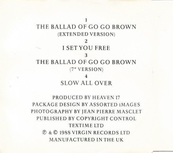 Heaven 17 : The Ballad Of Go Go Brown (CD, Single)