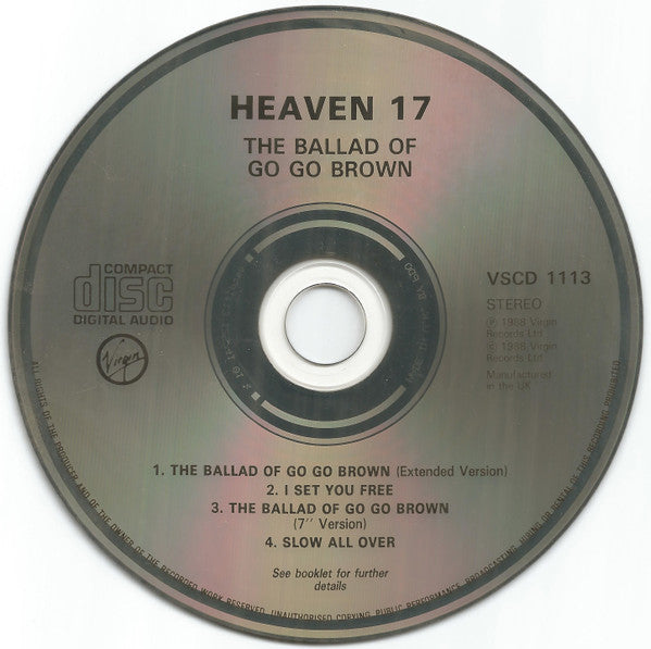 Heaven 17 : The Ballad Of Go Go Brown (CD, Single)