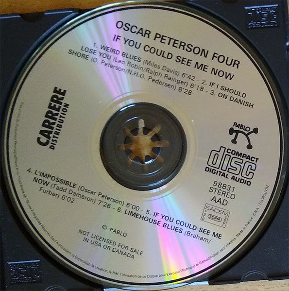 The Oscar Peterson Four* : If You Could See Me Now (CD, Album)