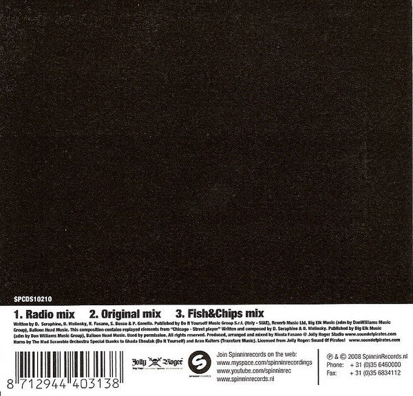 Nicola Fasano Vs. Pat-Rich : 75, Brazil Street (CD, Single)