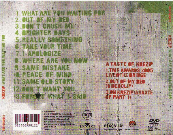 Krezip : What Are You Waiting For (Limited Edition) (CD, Ltd + DVD)