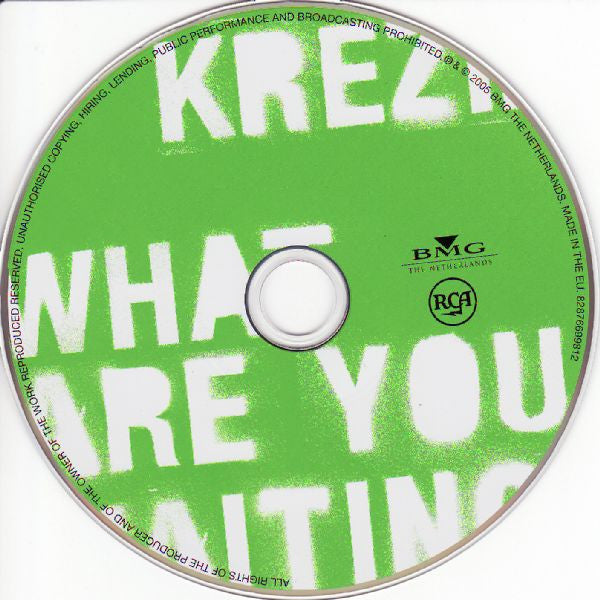 Krezip : What Are You Waiting For (Limited Edition) (CD, Ltd + DVD)