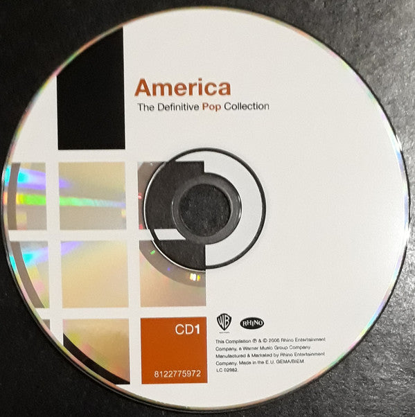 America (2) : The Definitive Pop Collection (2xCD, Comp, RM)