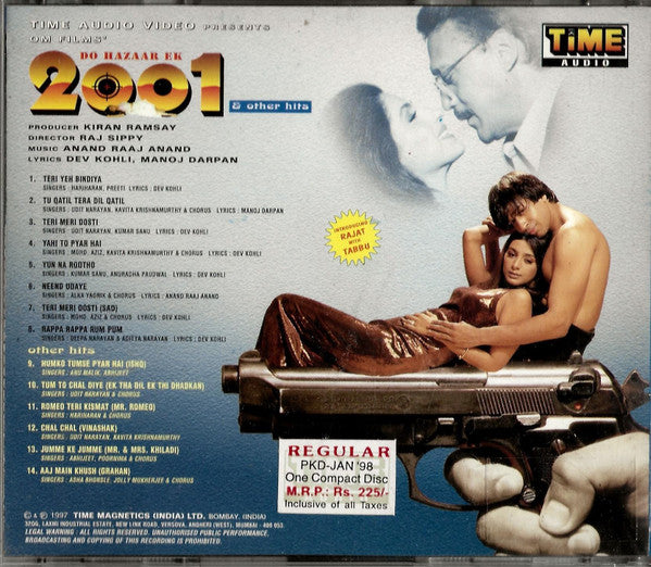 Anand Raj Anand : 2001: Do Hazaar Ek (CD)