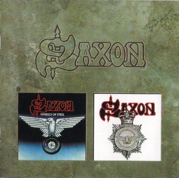 Saxon : Wheels Of Steel / Strong Arm Of The Law (2xCD, Comp, RM)