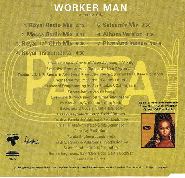 Patra : Worker Man (CD, Maxi)