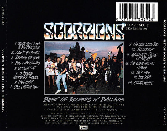 Scorpions : Best Of Rockers N' Ballads (CD, Comp)
