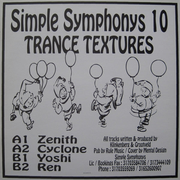 Roland Klinkenberg & Sacha Grootveld : Trance Textures (12")