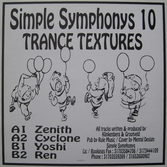 Roland Klinkenberg & Sacha Grootveld : Trance Textures (12")