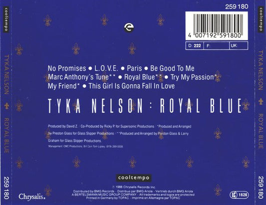 Tyka Nelson : Royal Blue (CD, Album)