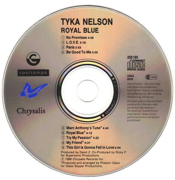 Tyka Nelson : Royal Blue (CD, Album)
