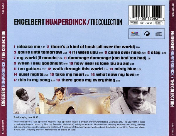 Engelbert Humperdinck : The Collection (CD, Comp)