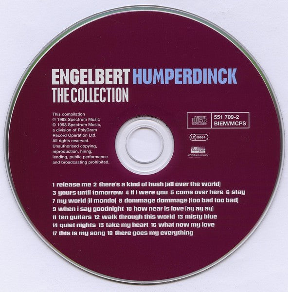 Engelbert Humperdinck : The Collection (CD, Comp)