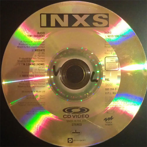 INXS : Need You Tonight (CDV, 5", Single, PAL)