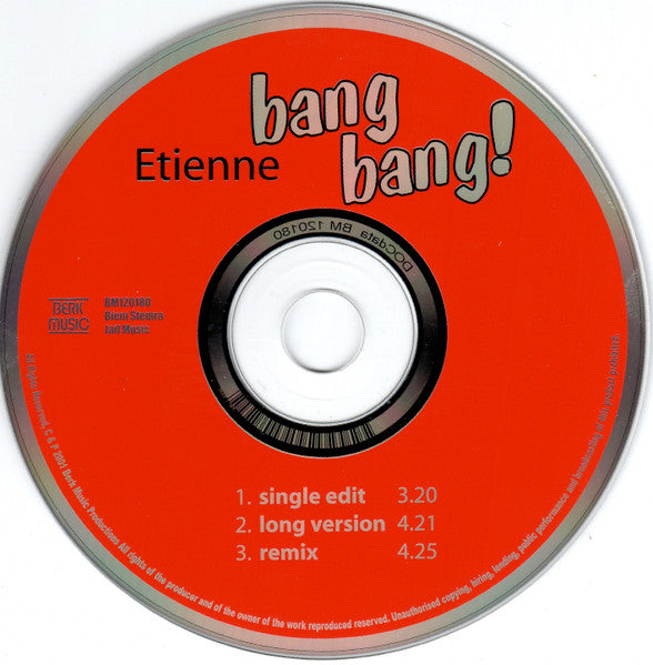 Etienne (9) : Bang Bang! (CD, Single)