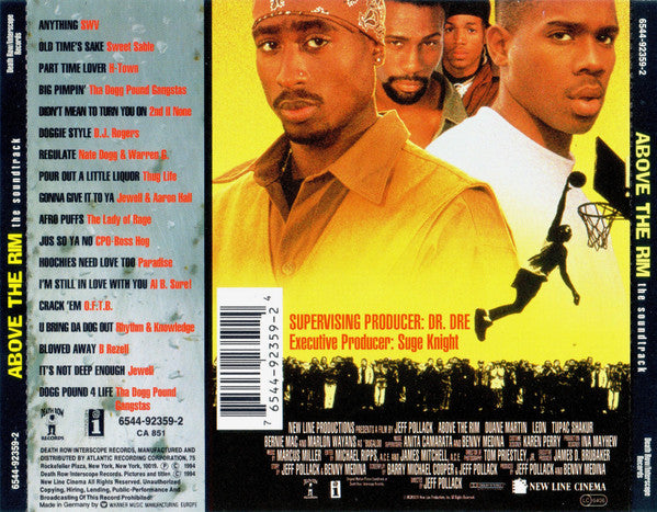 Various : Above The Rim (Music From And Inspired By The Motion Picture) (CD, Comp)