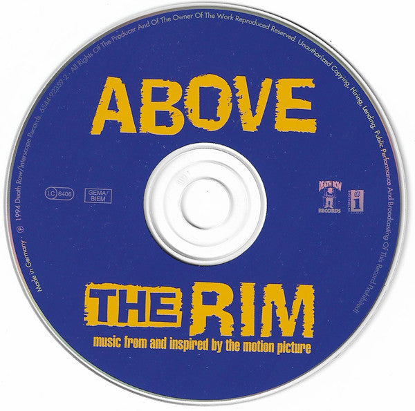 Various : Above The Rim (Music From And Inspired By The Motion Picture) (CD, Comp)