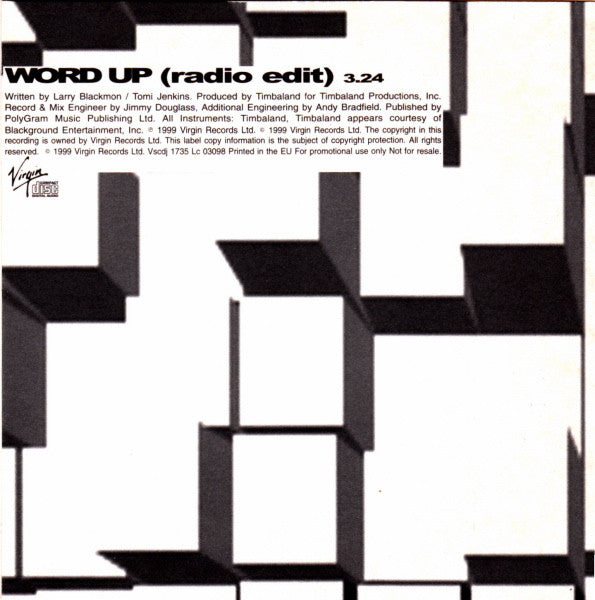 Melanie G (2) : Word Up (CD, Single, Promo)