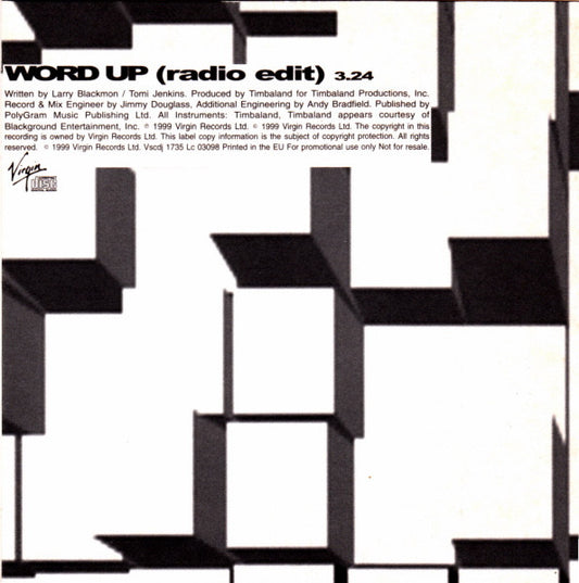 Melanie G (2) : Word Up (CD, Single, Promo)