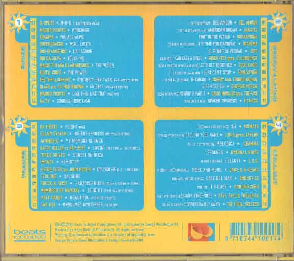 Various : Sun4's (4xCD, Comp, Mixed, P/Mixed)