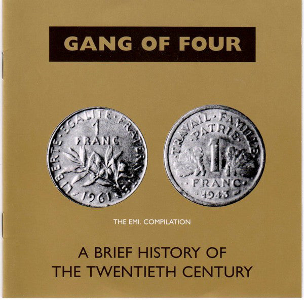 Gang Of Four : A Brief History Of The Twentieth Century (CD, Comp, RE)