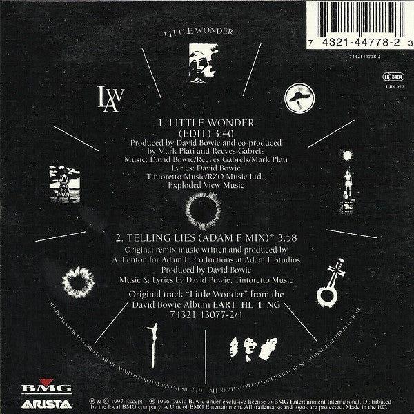 David Bowie : Little Wonder (CD, Single, Car)