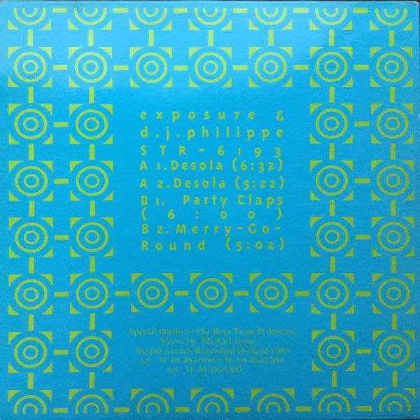 Exposure & DJ Philippe : Desola (12")