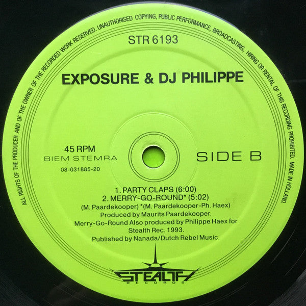 Exposure & DJ Philippe : Desola (12")