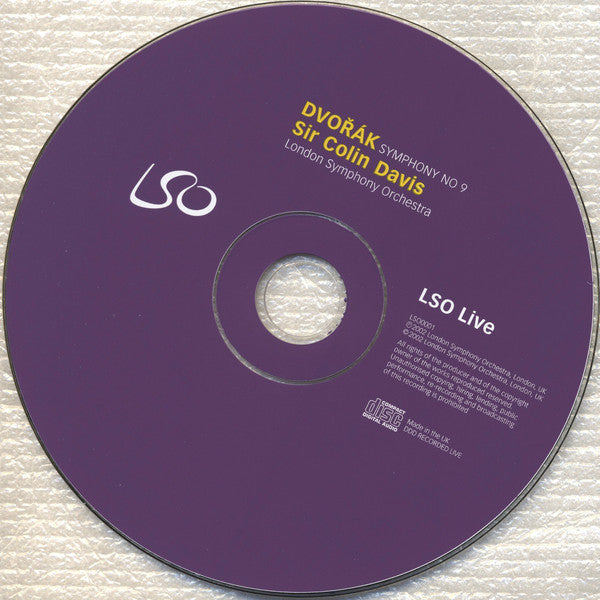 Antonín Dvořák - Sir Colin Davis, London Symphony Orchestra : Symphony No 9 (CD, Album)