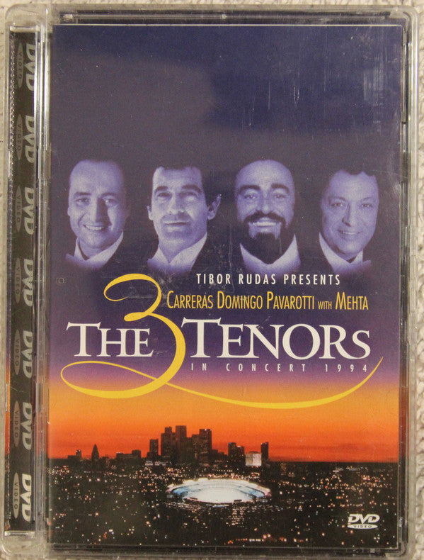 José Carreras, Placido Domingo, Luciano Pavarotti With Zubin Mehta : The 3 Tenors In Concert 1994 (DVD-V, D/Sided, RE, PAL, Sup)